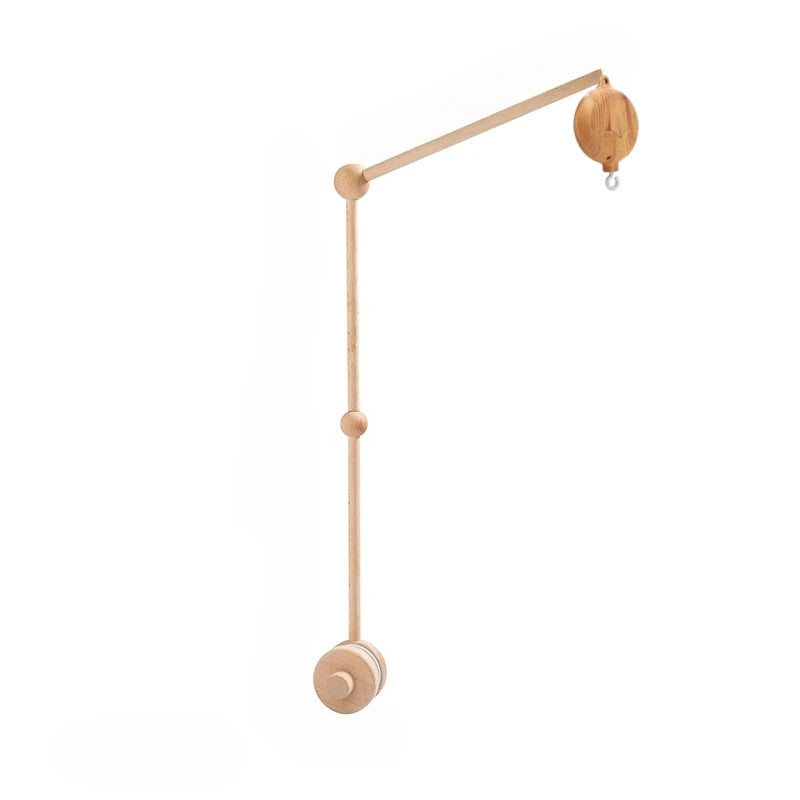 Carillon girevole per neonati Culla Imitazione Colore legno Appeso Sonaglio Bambino Lenitivo Giocattoli musicali 0-12 mesi Regalo per bambini