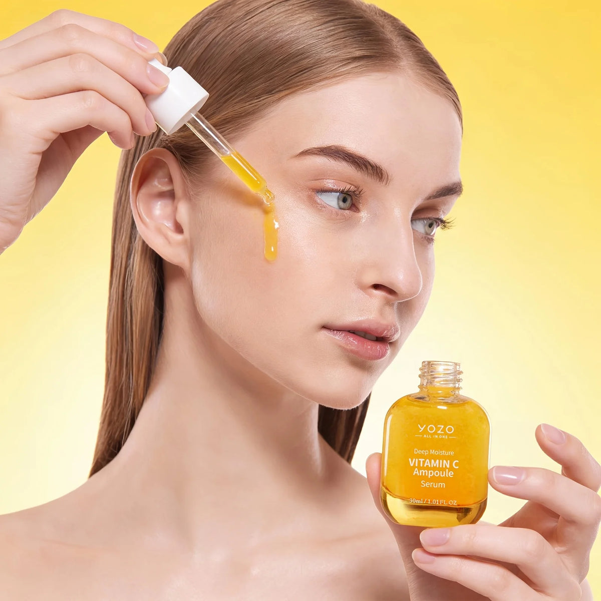 Set di 2 sieri viso per la cura della pelle: Siero mattutino alla vitamina C e siero notturno al retinolo. Illumina la pelle, trattiene l'umidità e idrata. Trattamento anti-età/anti-rughe.