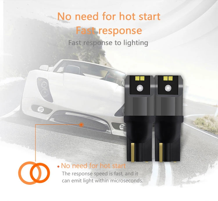 OSRAM LED T10 6000K W5W 194 LEDriving SL Advance 6000K Bianco Lampadine da lettura per auto Lampade per porte Luce interna 12V 1.5W 2980CW, Coppia