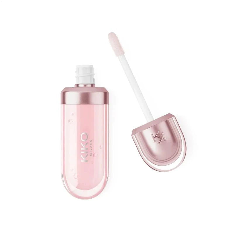 KIKO Unlimited Blush 6g, blush in polvere opaca monocromatica, con una tenuta fino a 12 ore, ricco di colore. Lucidalabbra 3D Hydra 6ml, idratante.