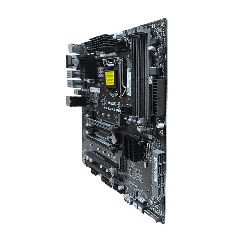 Scheda Madre per Workstation ASUS WS C246 PRO Intel C246 LGA 1151 DDR4 64GB Supporta I3 8300T I5-8500 I5-9600T I9-9900KF ATX