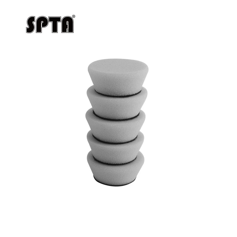 SPTA 1 pollice (33 mm) 2 pollici (55 mm) Grigio Taglio leggero a forma di T Dettagli auto Lucidatura Mini tamponi per lucidatore per auto Trapano elettrico
