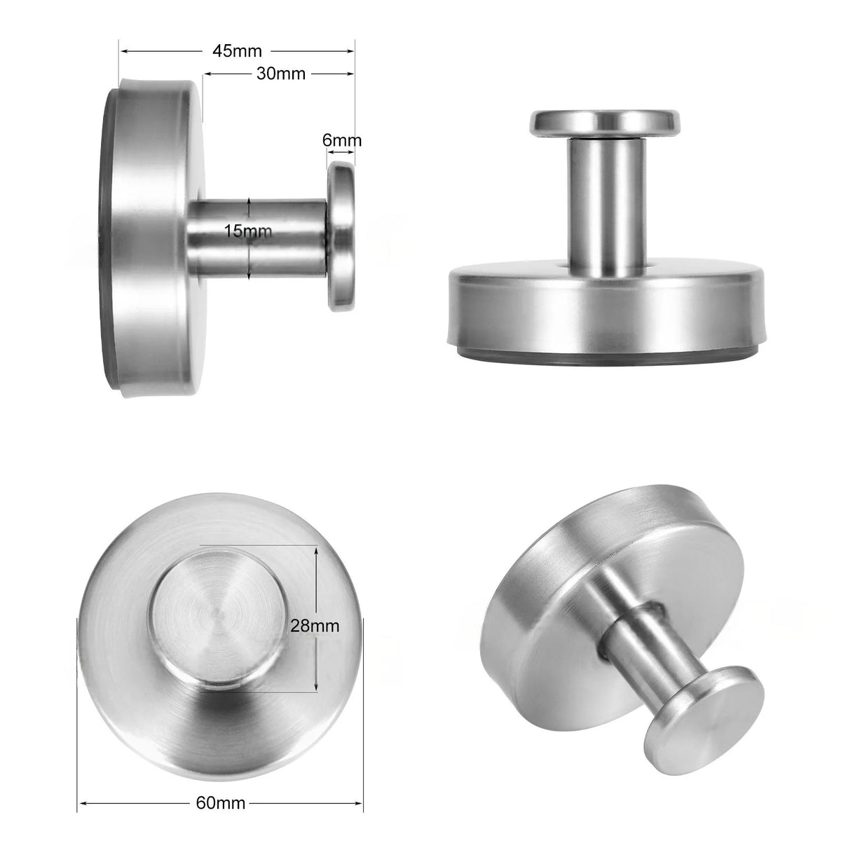Ganci a ventosa sottovuoto Punch Free Bagno Ventosa Gancio Gancio a muro Gancio in vetro Cucina Bagno Ganci per asciugamano Borsa