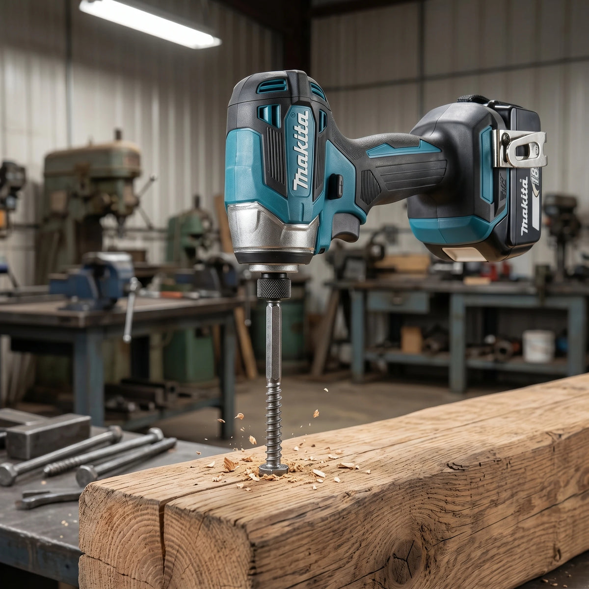2026 Makita DTD173 Avvitatore a Impulsi Senza Fili 18V con Motore Brushless, Trapano Elettrico per Legno/Bulloni/Modalità T, Utensile Elettrico Ricaricabile
