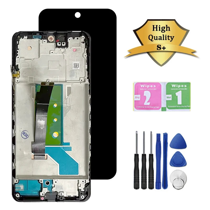 Display AMOLED per Redmi Note 12 Pro+ 12Pro Plus, per Xiaomi Redmi Note 12 Pro 5G 22101316C, Schermo LCD con Touch Screen e Digitalizzatore