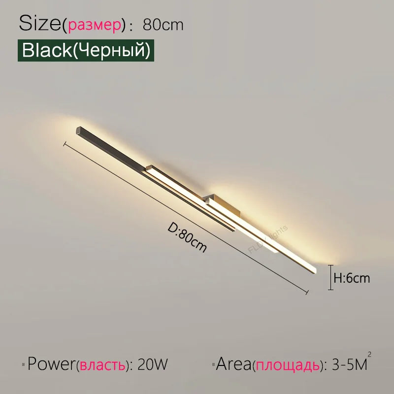 Lampada da soffitto moderna linea Luci a LED Soggiorno Sala da pranzo Camera da letto principale Apparecchio Lampadario a soffitto Sconce da parete Apparecchio di illuminazione