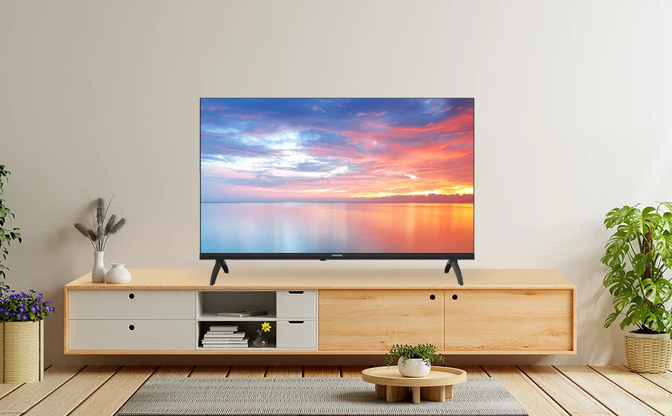 TV QLED Full HD Coocaa 40" – Google Cast integrato, 60Hz, HDR10 & HLG, Dolby Audio, Bluetooth 5.1, Qyocare 5.0 Anti Luce Blu, senza sfarfallio, 2 porte HDMI e 2 porte USB, luminosità 200 cd/m², rapporto di contrasto 5000: