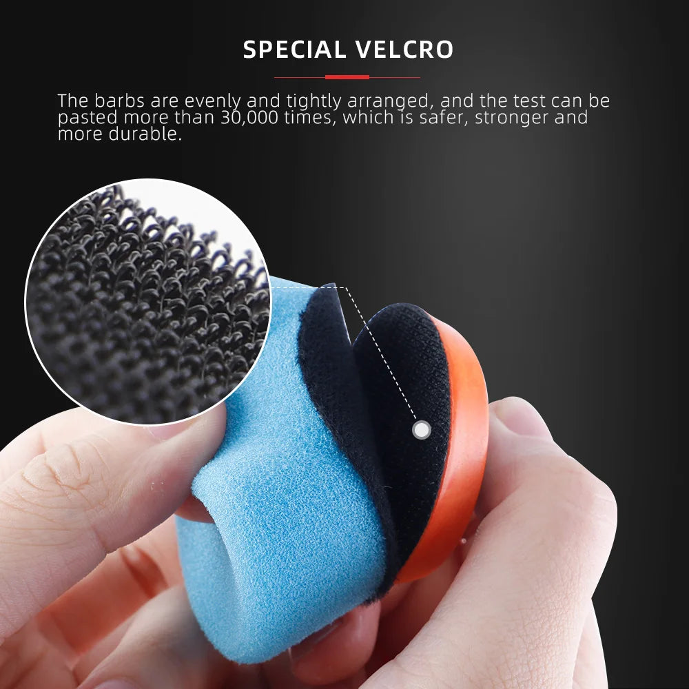 (Vendita singola) SPTA 1/2/3 pollici M6 5/16 "-24 filettatura bordo morbido supporto placcato Pad Hook Loop per trapano orbitale RO Power Tools