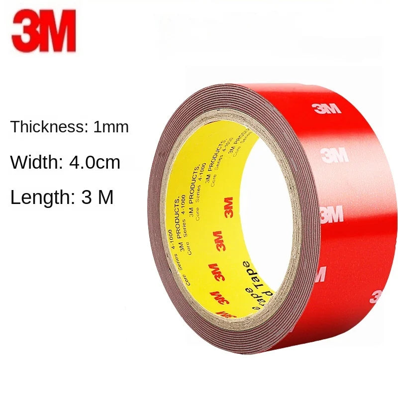 3M VHB Forte biadesivo adesivo 3M 4229P 5-50mm Nastro adesivo in schiuma senza traccia impermeabile per auto casa interna ad alta temperatura