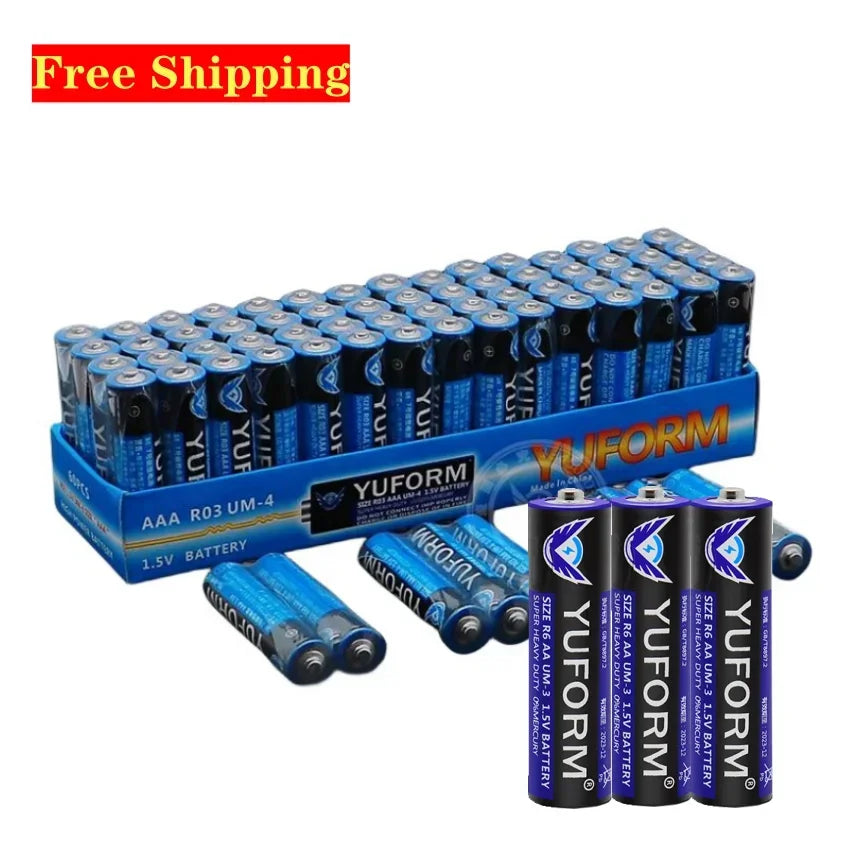 Batteria a secco usa e getta AA da 1,5 V per giocattolo leggero a LED Fotocamera Mp3 Flash Razor Lettore CD Tastiera mouse wireless