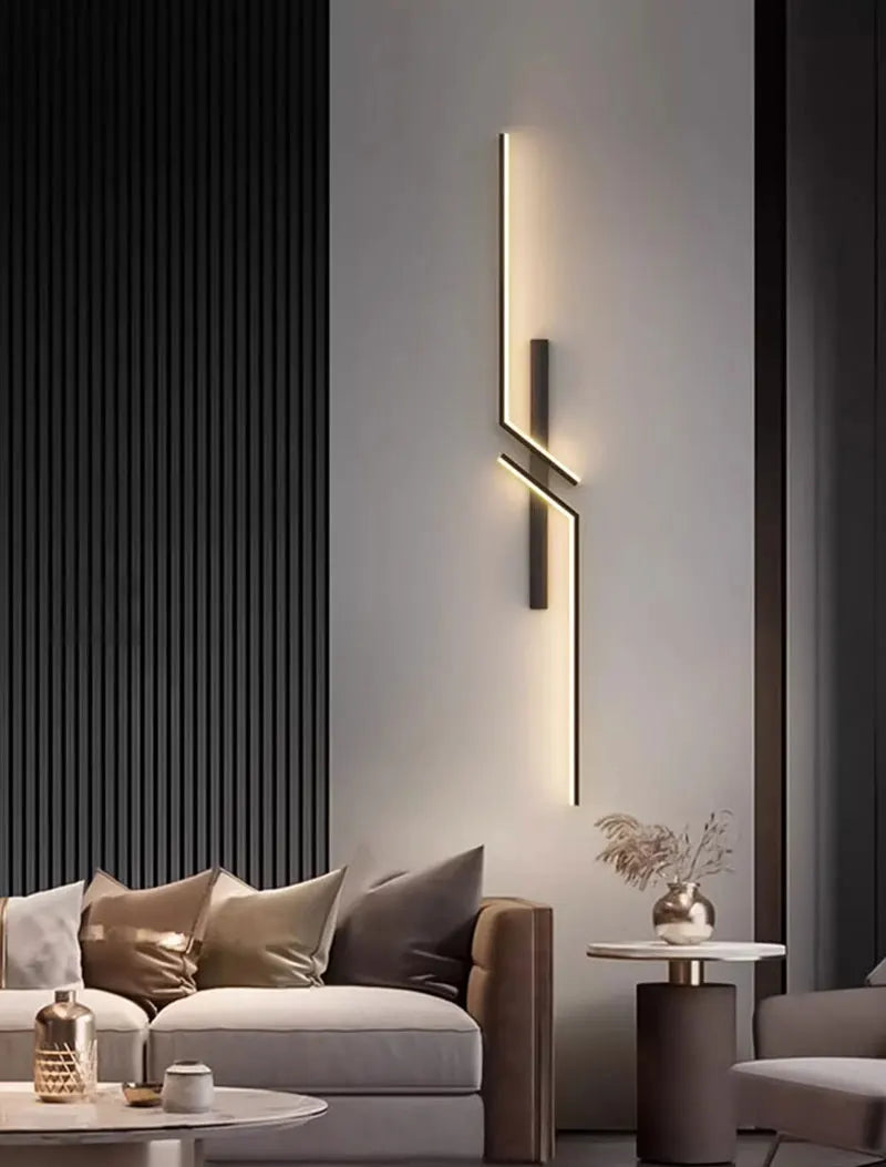 Lampade da parete a LED nordiche per corridoio corridoio 60cm/80cm/100cm Luci da parete a LED interne Sconce da parete Illuminazione per cucina Sala da pranzo