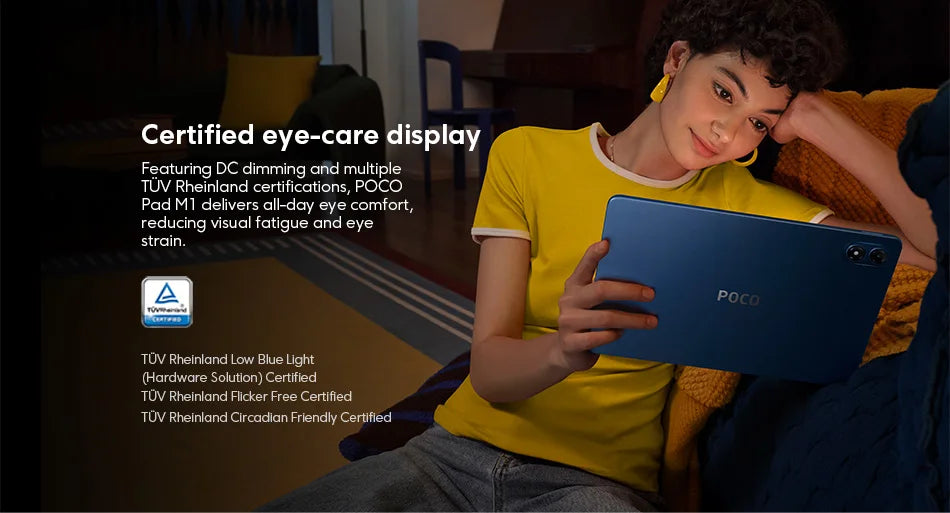 POCO Pad M1 Versione Globale, Display Cristallino 12.1" 2.5K 120Hz, Snapdragon 7s Gen 4 Octa-core, Batteria 12000mAh, Tablet