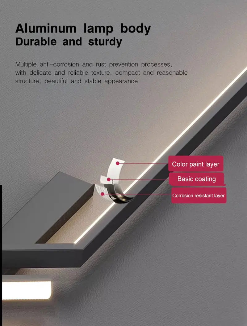 Lampade da parete a LED nordiche per corridoio corridoio 60cm/80cm/100cm Luci da parete a LED interne Sconce da parete Illuminazione per cucina Sala da pranzo