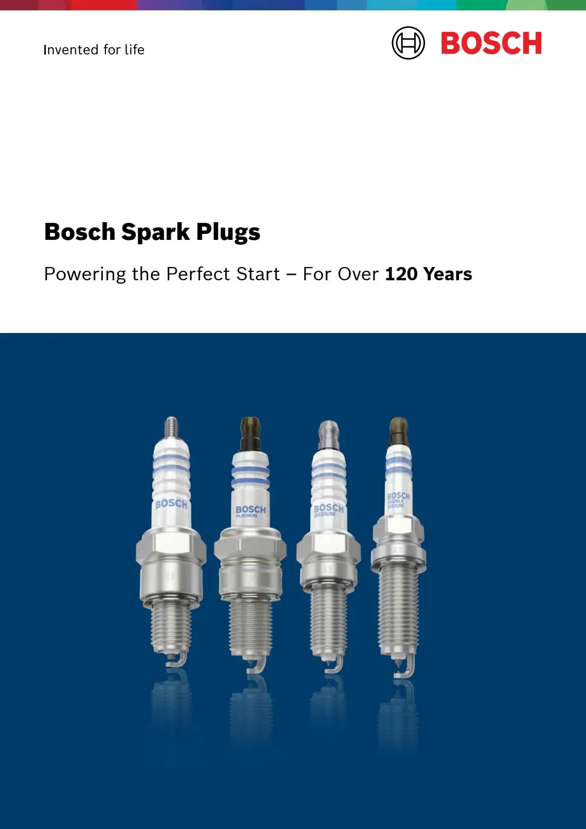 4 candele Bosch Single Platinum HR8NPP302 per Mazda3/5/6/8 CX-7, Ford Focus Mk2 Hatchback Estate Mondeo, Mk4 Saloon