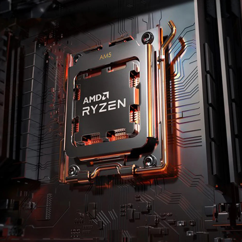 Processore AMD Ryzen 7 7700 per Gaming e Produttività, CPU Desktop 8-Core 12T, 4.5 GHz Max Boost, 5nm 32MB Cache L3, Socket AM5 (Dissipatore Non Incluso)