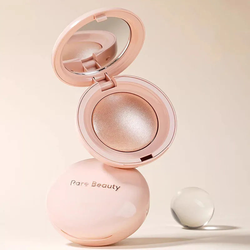 Rare Beauty Positive Light Powder Highlighter Blush Illuminante Viso Effetto Luminoso Acquoso Lunga Durata Impermeabile