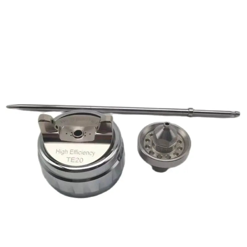 Pistola a spruzzo TE20 T110 Kit ugelli 1,3 mm/1,8 mm Tappo pistola per vernice Ugello Ago in tre pezzi
