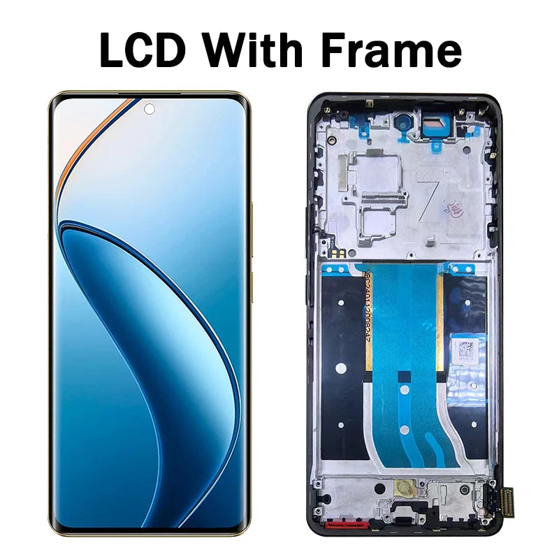 Display LCD AMOLED da 6,7 pollici per Oppo Realme 12 Pro/12 Pro+ Plus RMX3840 RMX3842, gruppo digitalizzatore touchscreen