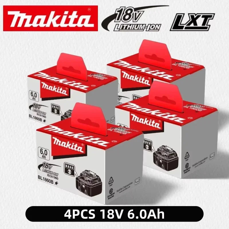 Batteria Originale Makita BL1850 18V 6Ah Compatibile con BL1830 BL1860 BL1850B - Batteria per Utensili a Batteria da 18 Volt