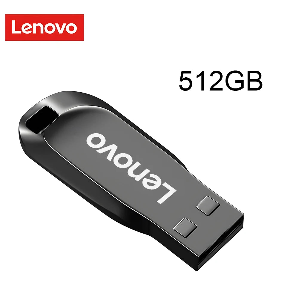 Chiavetta USB 3.0 Lenovo 512GB 256GB 64GB Mini Portatile 1TB 128GB per PC Laptop Desktop Backup Dati