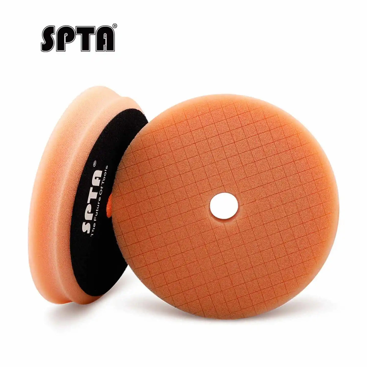 SPTA 1PC 5 "125mm 6" 150mm Griglia smussata Spugna Lucidatura Gancio Loop Pad Per Auto DA/RO/GA Lucidatura Ceretta