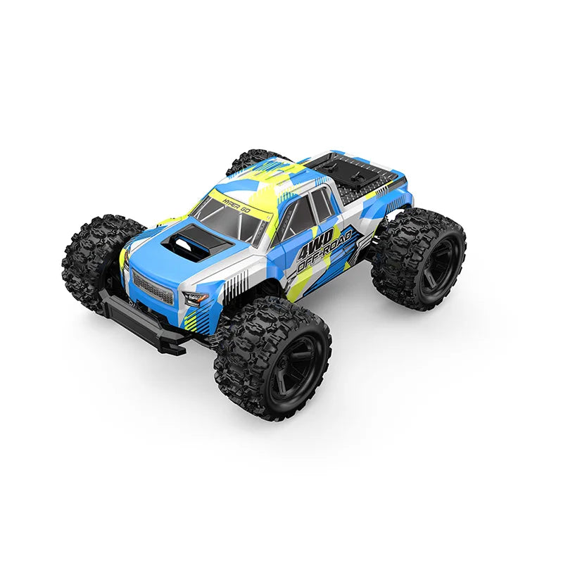 Local+ HYPER GO MJX 12212 1:12 18208 1:18 Monster Truck RC Elettrico a Quattro Ruote Motrici 3S ad Alta Velocità con Motore Brushless, Auto RC Fuoristrada 4x4 con Spedizione Locale in 24h dall'UE