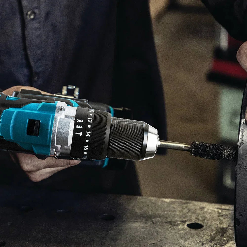 Trapano elettrico brushless ONEVAN 1500W, avvitatore a batteria, martello perforatore per lavorazione del legno, utensile elettrico compatibile con batteria Makita 18V.