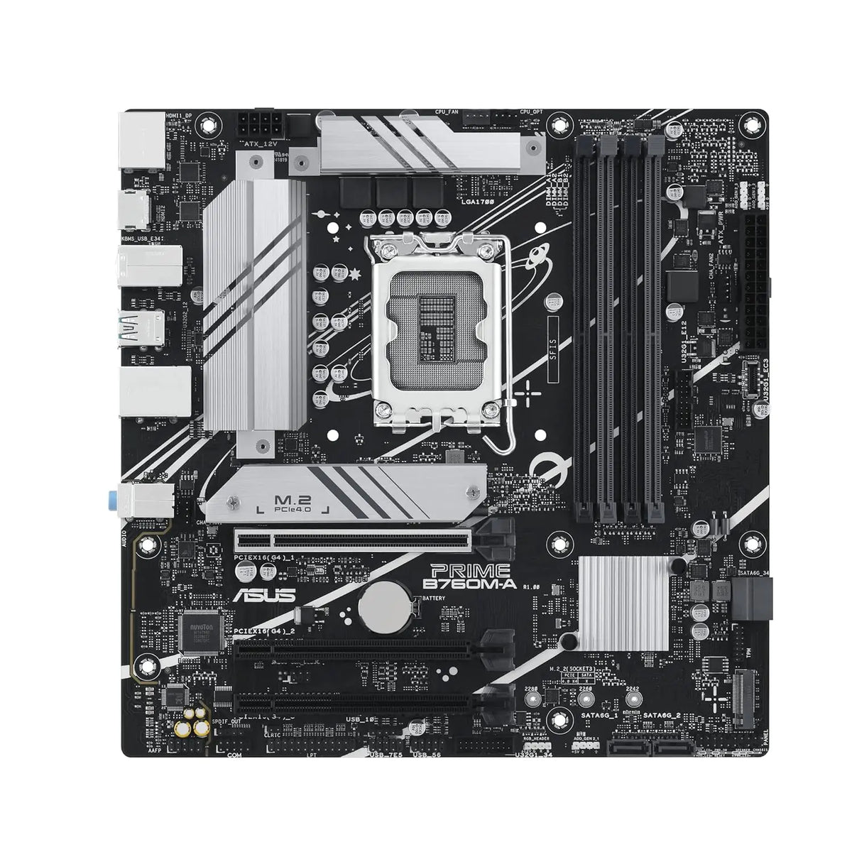 Scheda madre ASUS PRIME B760M-A Intel B760 LGA1700 DDR5 128GB M.2 mATX supporta CPU I9-14900 i9-13900 i5-12600 i9-12900