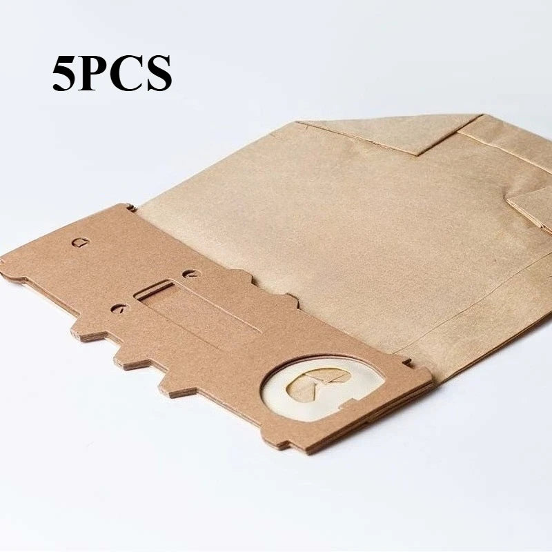 5/10 Sacchetti di Carta per la Polvere di Ricambio Compatibili con Aspirapolvere Vorwerk Kobold VK130 VK131, Parti di Ricambio