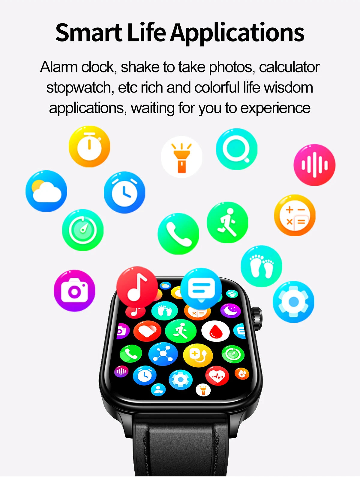 2025 Nuovo AI Diagnosi Lipidi nel sangue Acido urico Test di composizione corporea Smart Watch per uomo ECG + PPG Chiamata Bluetooth Salute Smartwatch