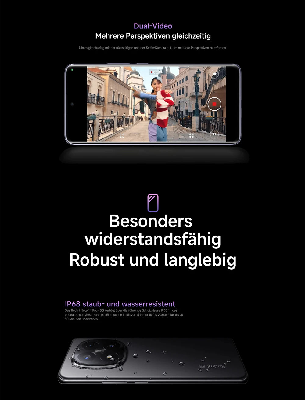 Xiaomi Redmi Note 14 Pro Plus 5G NFC smartphone Snapdragon ® Schermo 7s Gen 3 AMOLED da 1,5K pollici 120Hz fotocamera 200 MP batteria