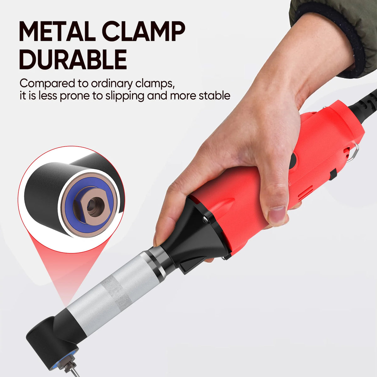 Smerigliatrice Elettrica a 1500 RPM, 6 Velocità, Strumento per Pulizia Fughe Piastrelle in Ceramica, Lucidatrice per Rimozione Bave e Lucidatura di Superfici in Ceramica e Pietra per Auto