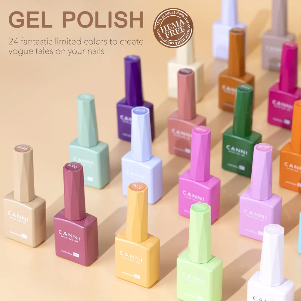Smalto gel per unghie semipermanente senza CANNI Venalisa Hema da 9 ml Vernice gel colorata a copertura totale Diamante temperato superiore a lunga durata