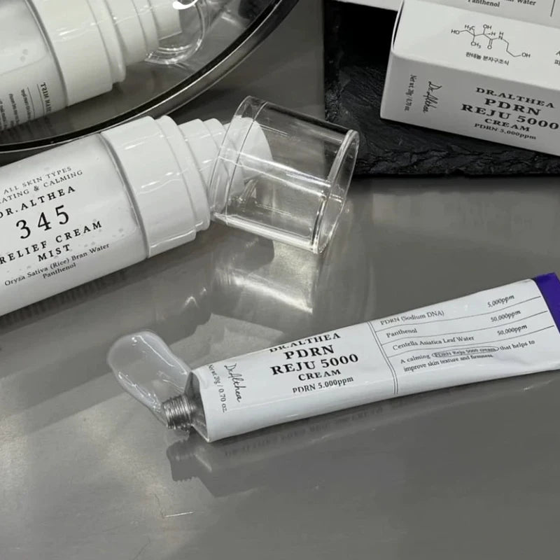 Crema Antiossidante Dr.Althea 345, Crema Idratante Lenitiva per il Viso, Riparatrice Delicata con Essenza di Vitamina C, Prodotti per la Cura della Pelle