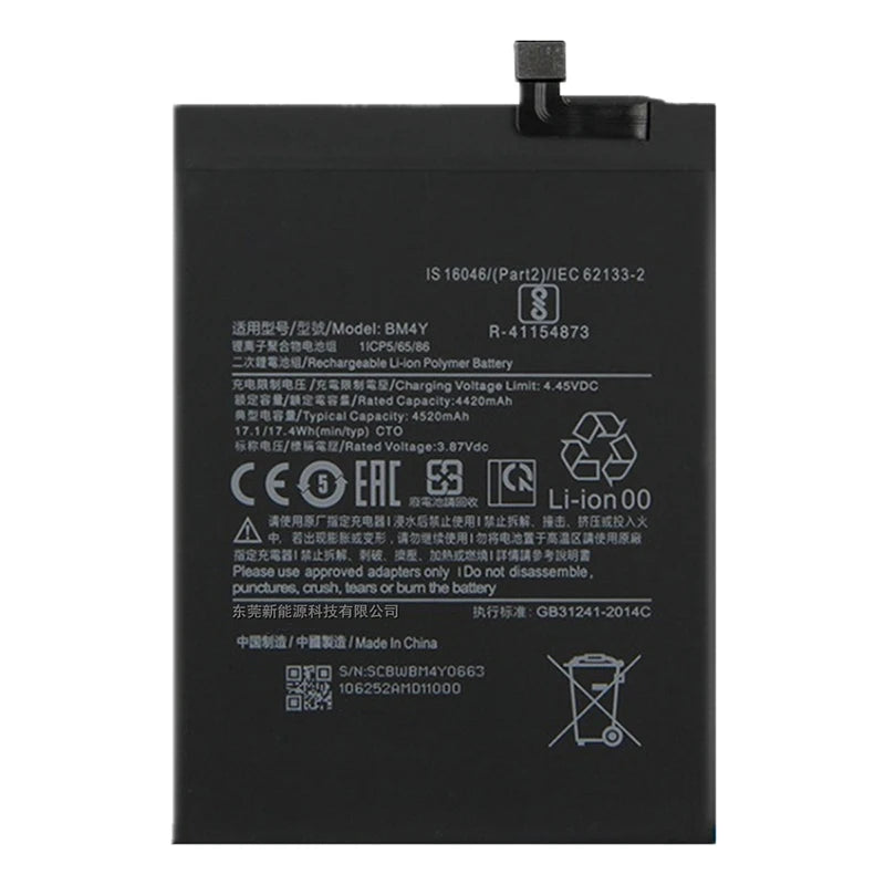Batteria BM58 originale al 100% per Xiaomi Mi 8 9 10 11 11i 11T Ultra SE Lite Mi A3 CC9 CC9e Poco F3 Redmi K40 Pro Mix 4 batterie 5G
