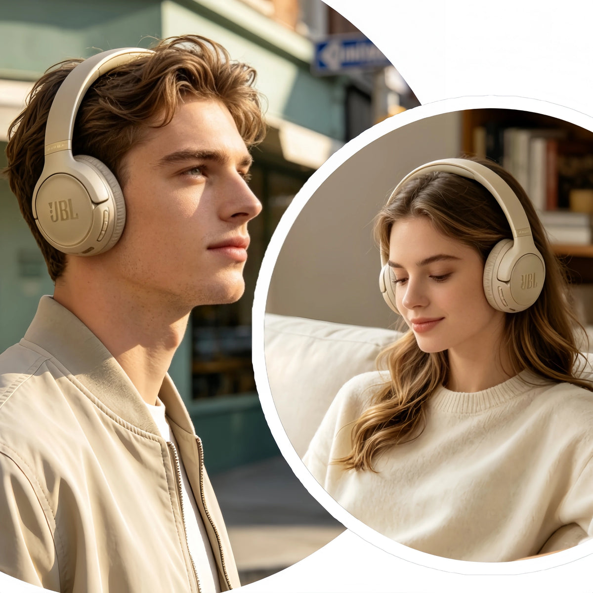 Cuffie Bluetooth Wireless JBL Tune 530BT Leggere Ricarica Rapida Lunga Durata della Batteria Cancellazione del Rumore Bassi Profondi per Sport