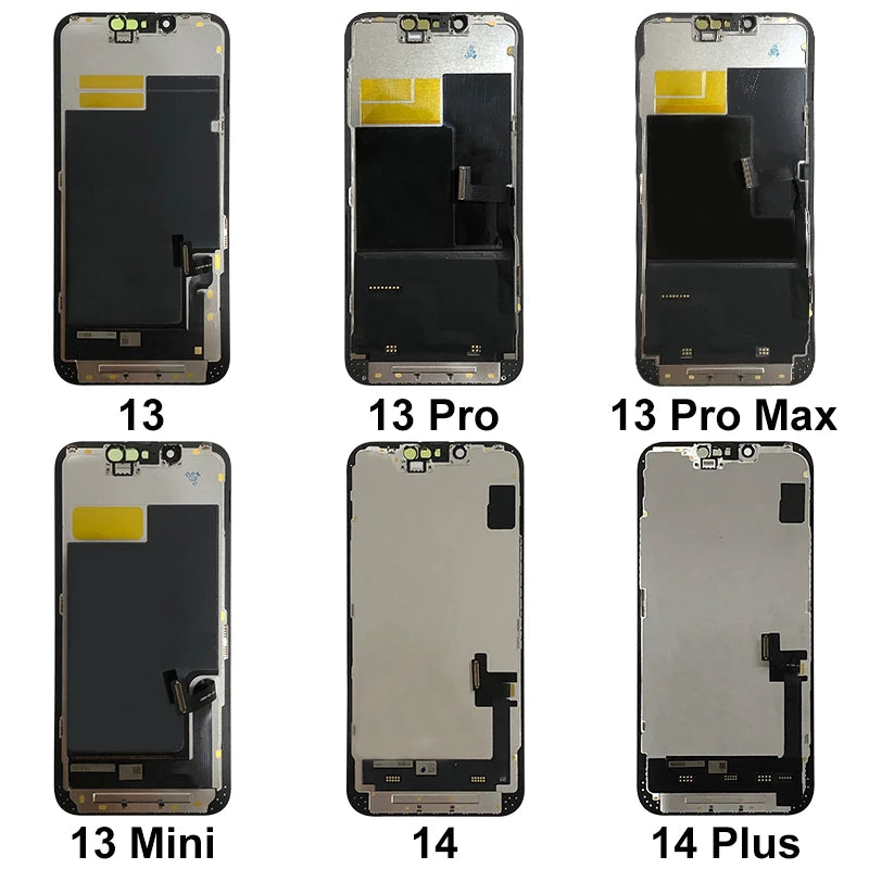 Scelta per iPhone 12 Pro Max 13 14 Plus 15 PRO Display Digitzer OLED per X XS 11 12 13 Pro MAX 12 Mini Display 13 Mini LCD