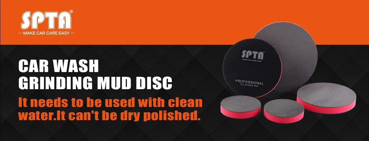 SPTA 1PC 3/5/6 pollici Argilla Disco Bar Pulire Schiuma Pad Per Lavaggio Auto Lucidatura Dettagli Nuovo Strumento Kit di Dettagli