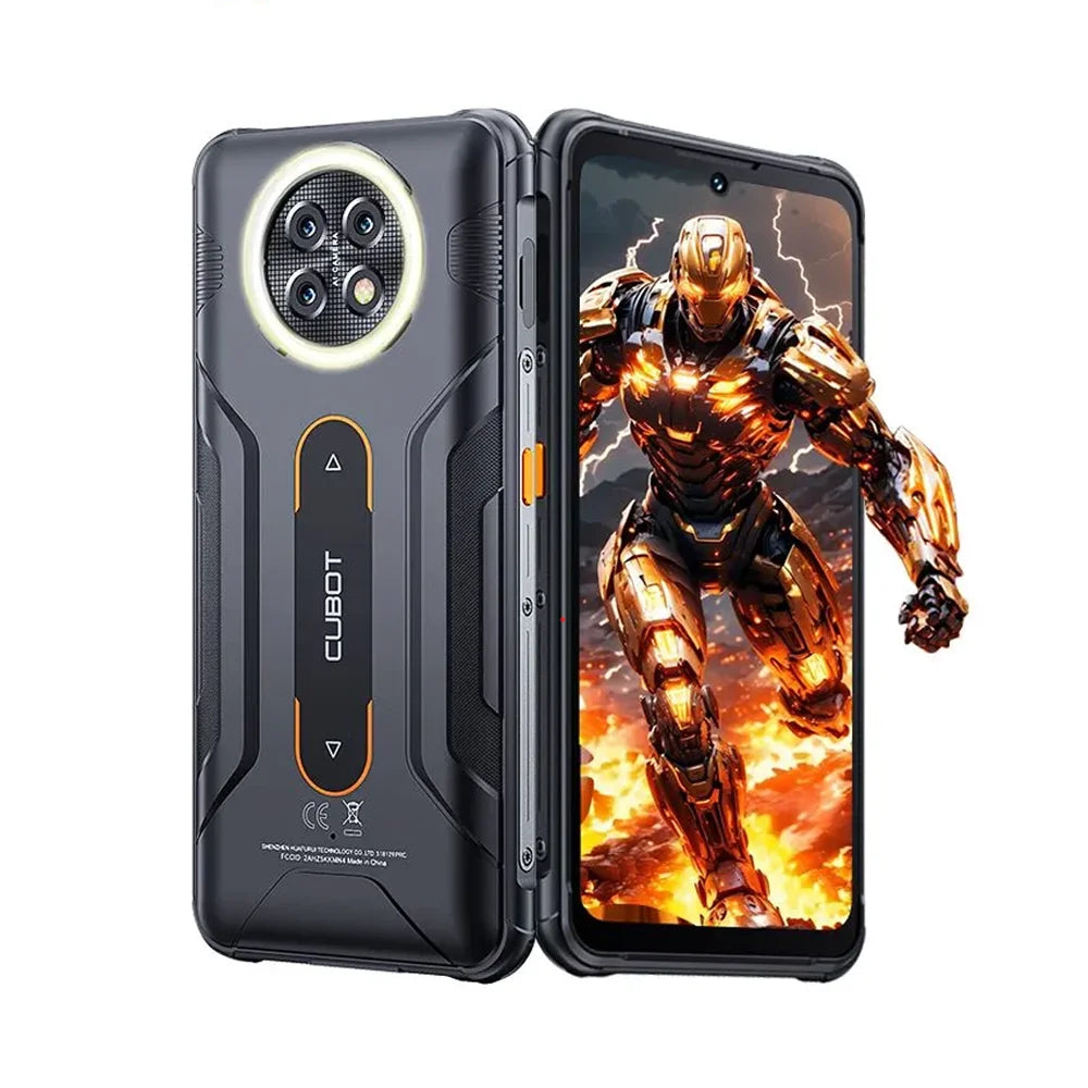 Telefono robusto Cubot KingKong ACE 5, Android 16, RAM espandibile 20GB(8+12) + ROM 256GB, Batteria 10200mAh, Schermo 6,745" 120Hz, Fotocamera 48MP, NFC, Torcia LED 1A