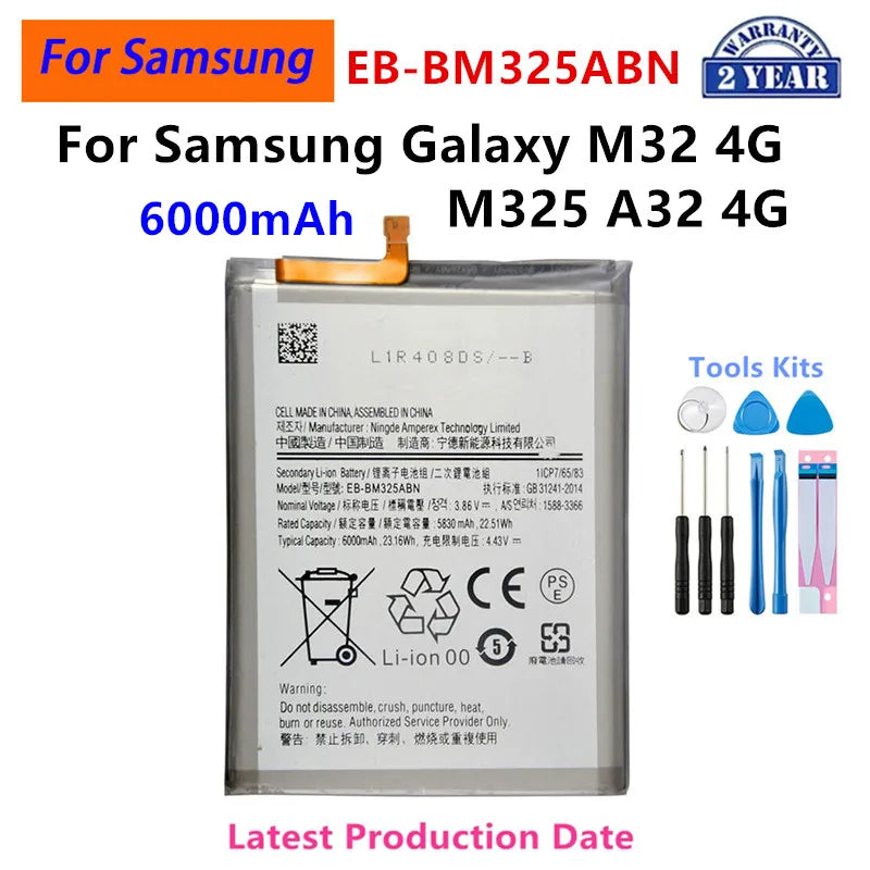 Batteria HQ-S71 EB-BM146ABY EB-BM526ABY per Samsung Galaxy M11 M54 F54 M33 M13 Galaxy M51 M56 M52 M32 M15 M35 F15 5G