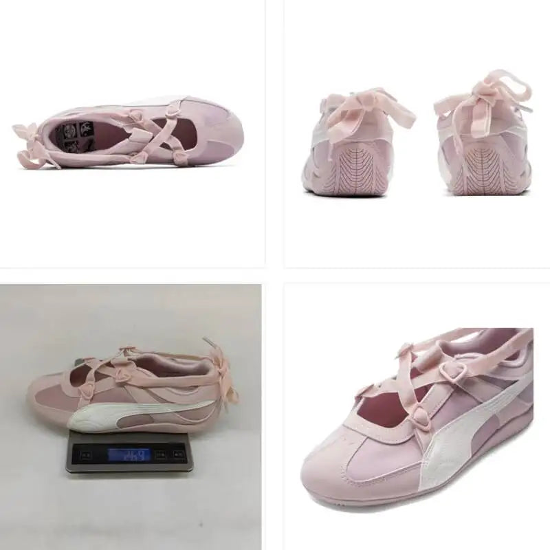 x PUMA The Powerpuff Girls Nuove Sneakers Estive da Donna con Fiocco Decorativo Scarpe Sportive Casual 408102-01