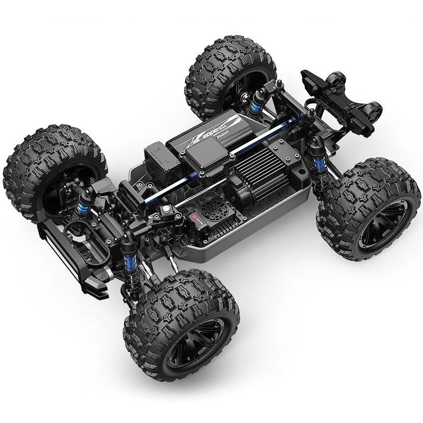 Local+ HYPER GO MJX 12212 1:12 18208 1:18 Monster Truck RC Elettrico a Quattro Ruote Motrici 3S ad Alta Velocità con Motore Brushless, Auto RC Fuoristrada 4x4 con Spedizione Locale in 24h dall'UE