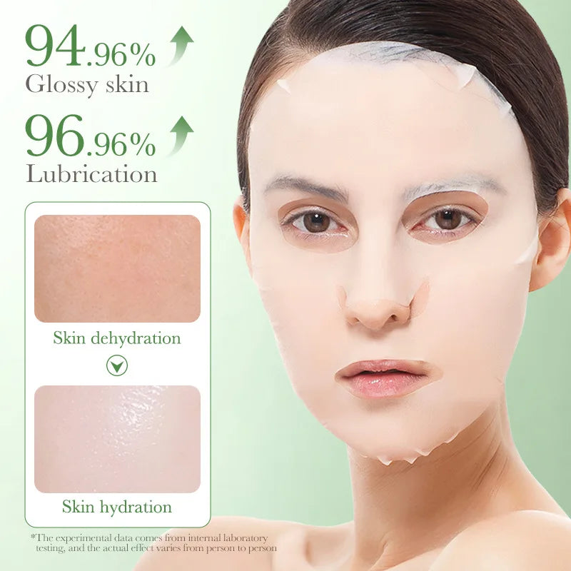 5 maschere per il viso a base di Centella Asiatica BIOAQUA, con azione lenitiva, idratante, anti-età, riparatrice, per contrastare l’acne e migliorare la salute della pelle.