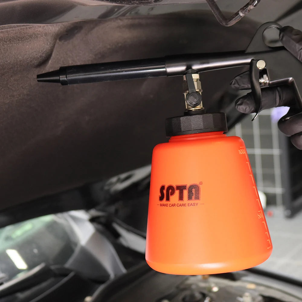 Pistola per la pulizia delle fessure delle punte dell'aria SPTA, flacone di schiuma Tornador, strumento per la pulizia di interni, sedili, tappeti e motori, soffiatore