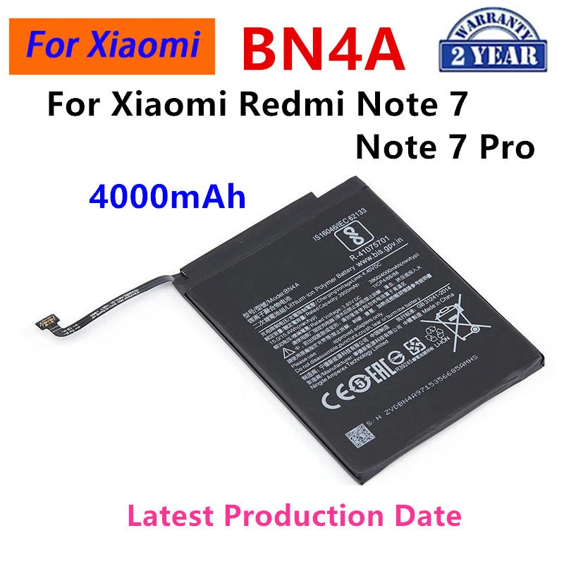 Batteria BN4A BN5W BN5Y BN6C BN71 BM68 BM5R BM5T BN5V BP59 per Xiaomi Redmi Note 7 14 15 Pro Xiaomi 13T Redmi 12 Poco X6 X7 5G