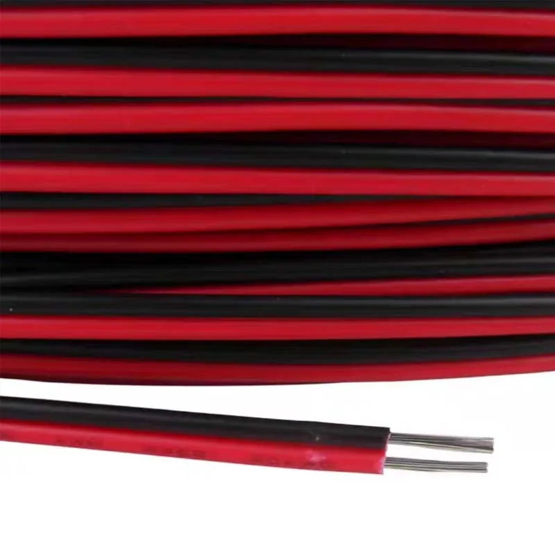 Cavo in silicone a 2 pin 10 12 14 16 18 20 22 24 26 AWG Cavo elettrico in rame super morbido 5m 10m 20m per motore inverter batteria auto