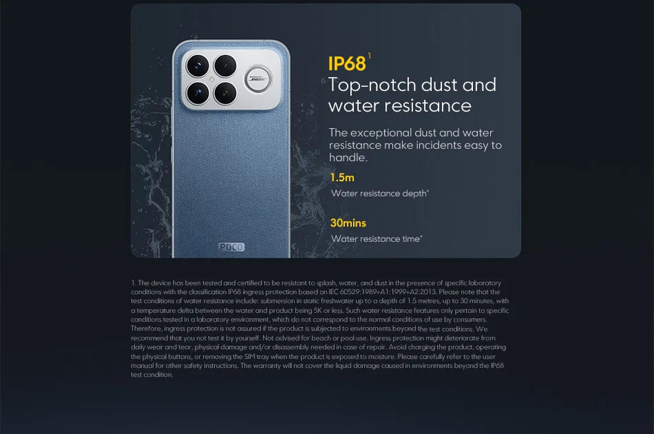 POCO F8 Ultra Snapdragon 8 Elite Gen 5 6500mAh 6.9" 120Hz Display AMOLED POCO Hyper RGB con supporto NFC Smartphone
