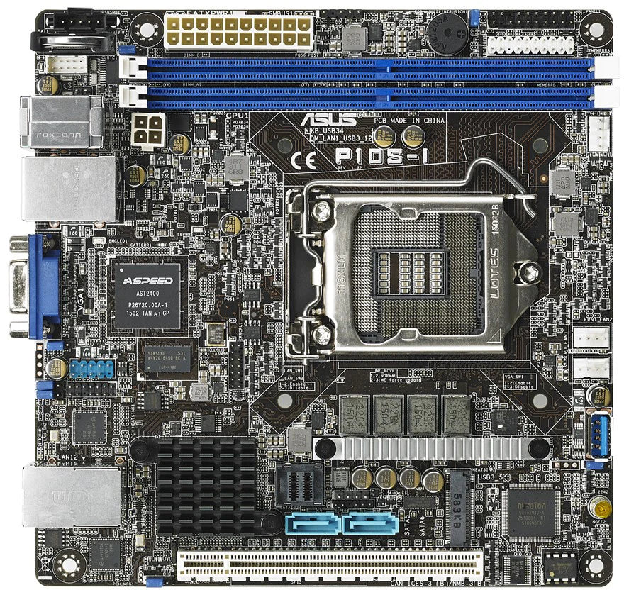 Scheda Madre Server Mini ITX ASUS P10S-I LGA 1151 Intel C232 2×DDR4 supporta CPU i3-6100 i3-6300 E3-1235 v5 PCIe 3.0