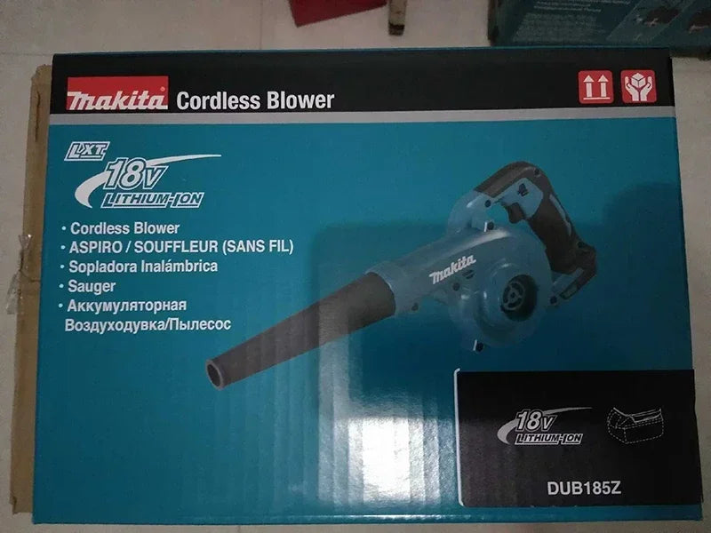 Batteria Makita 18V, per soffiatore a batteria portatile DUB185Z, 18V, ad alta potenza, per soffiare polvere e foglie secche, strumento elettrico per la pulizia.
