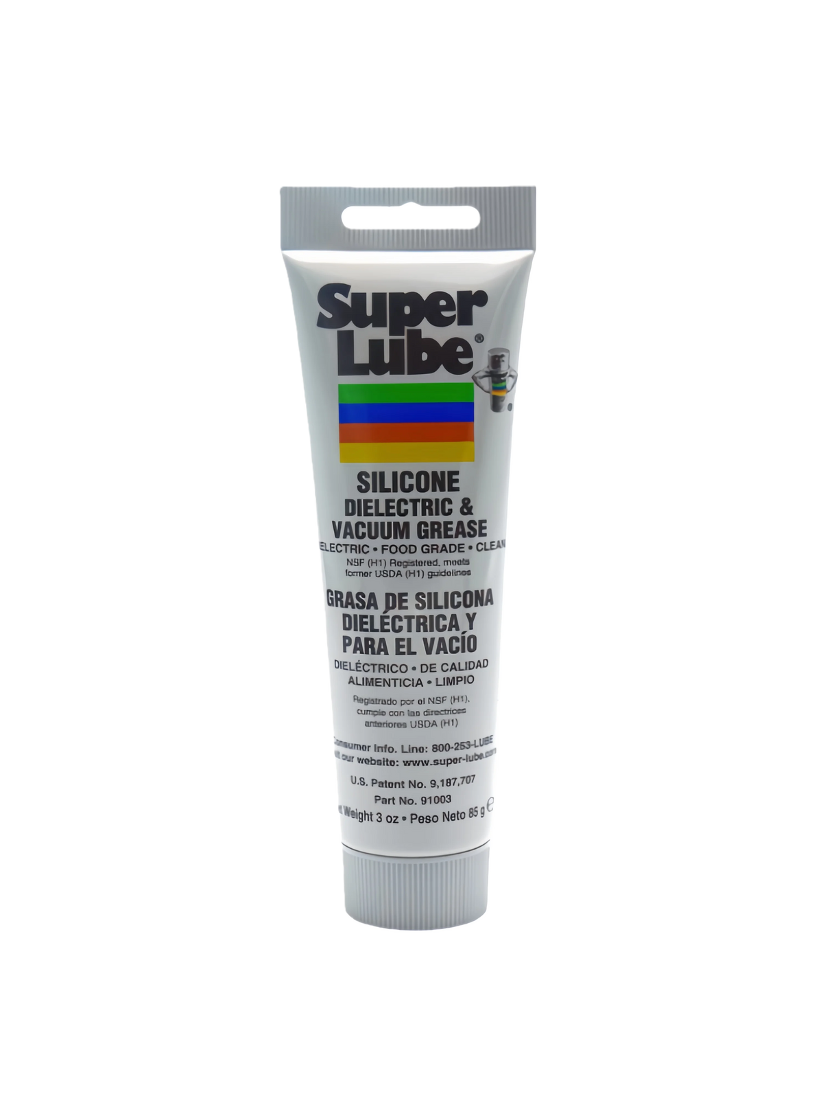Super Lube 91003 Grasso Dielettrico e per Vuoto al Silicone 3oz, Lubrificante Non Conduttivo Impermeabile per Connettori Elettrici e O-Ring